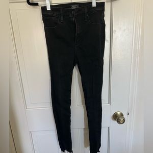 Abercrombie black skinny jeans